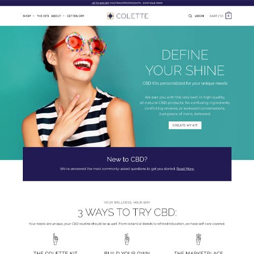 Woocommerce E-commerce Site with Custom Product Bundles and Custom Account Features screenshot