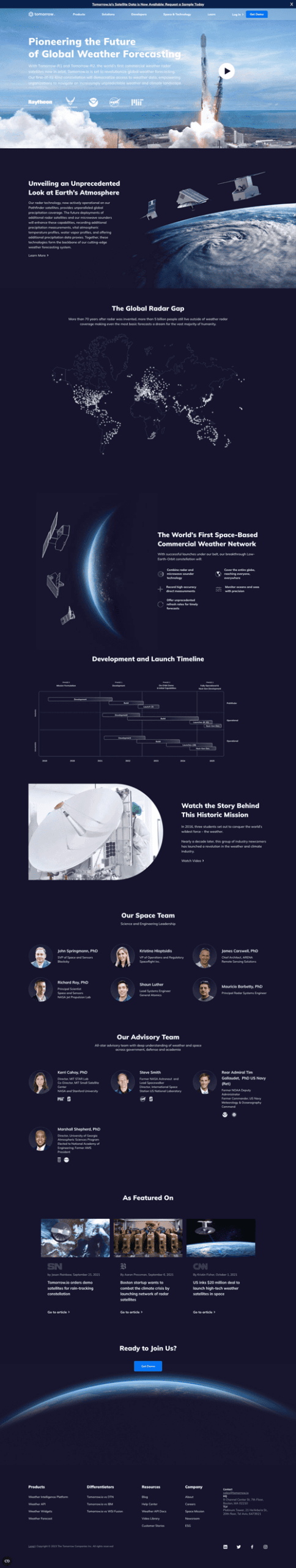 Space Section WordPress PHP Conversion and Design Update screenshot