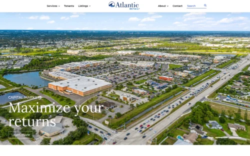 Atlantic Retail homepage hero slider
